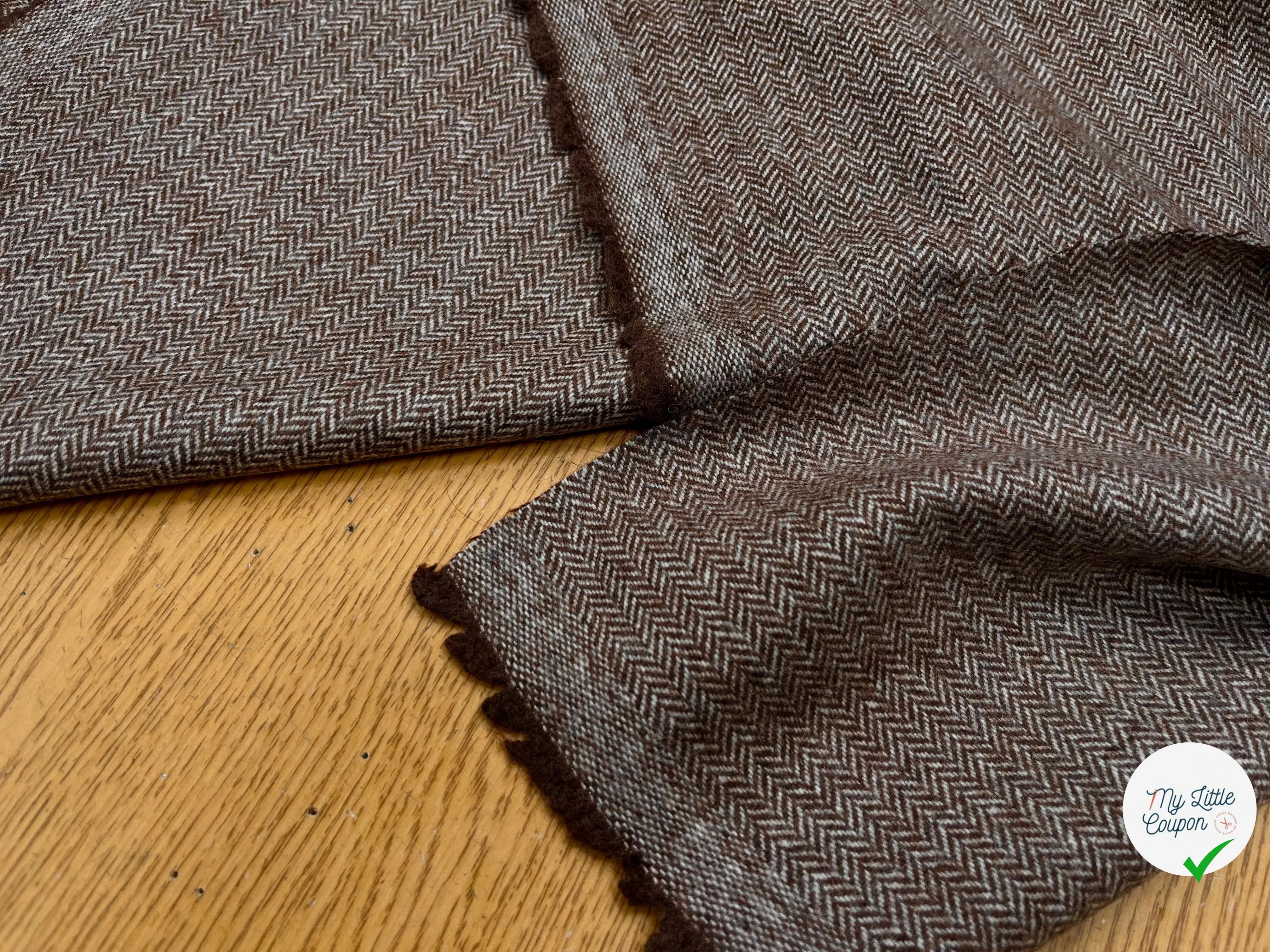 LAINAGE CHEVRON GRATTE 339 MARRON CHIC - My Little Coupon