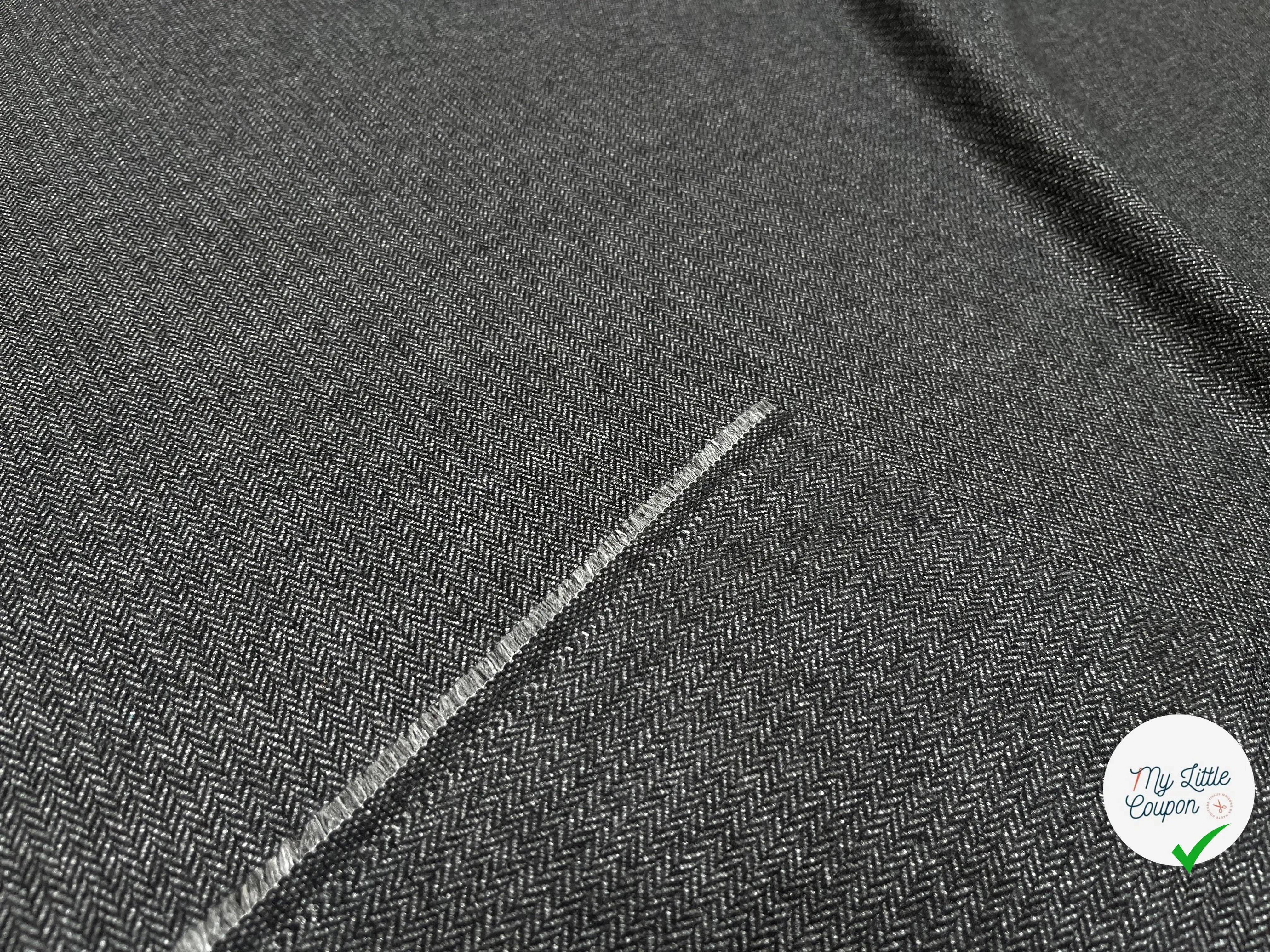 LAINAGE CHEVRON GRIS - My Little Coupon