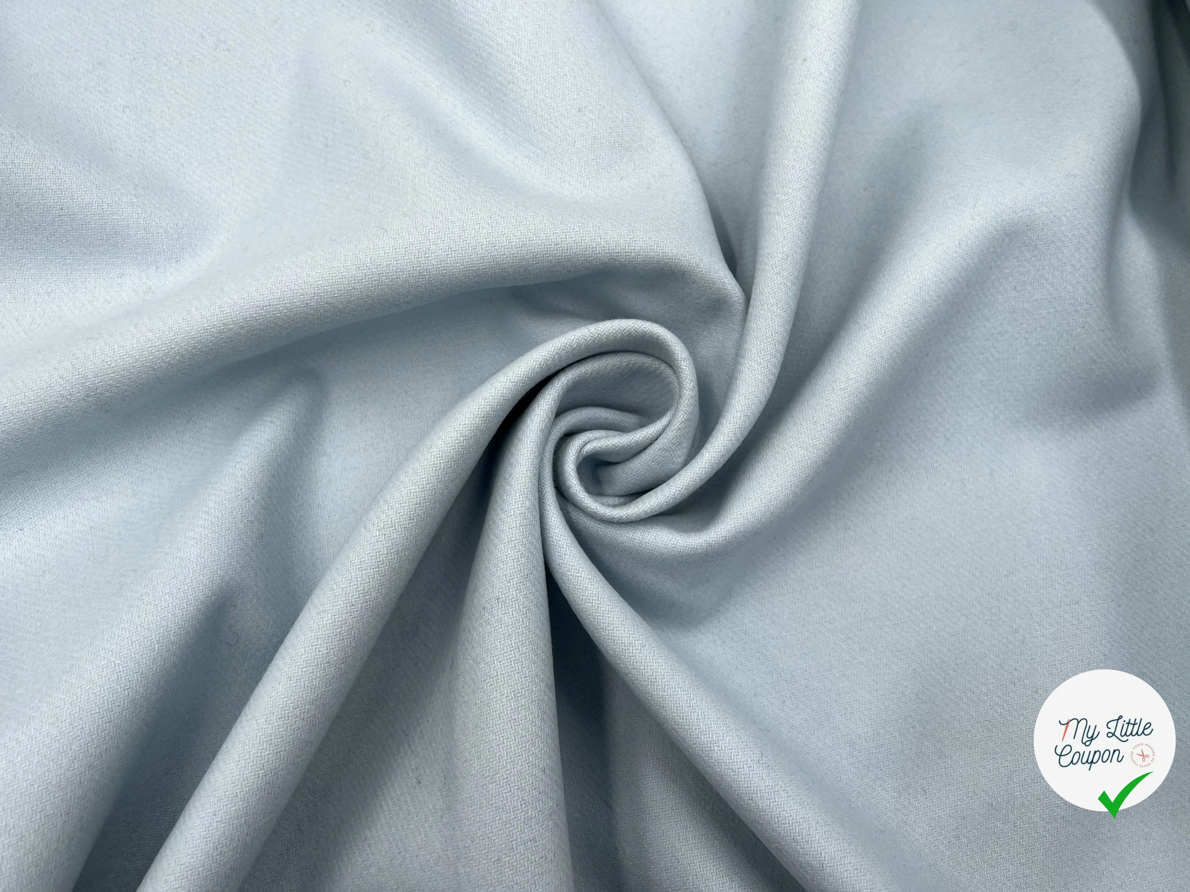 LAINAGE DRAP BABY BLUE - My Little Coupon - tissu - coudre