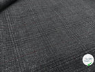 LAINAGE FIN CARREAUX FOND NOIR - My Little Coupon - tissu - coudre