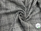 LAINAGE HARRIS TWEED VERITABLE GRIS ET NOIR - My Little Coupon - tissu - coudre