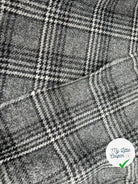 LAINAGE HARRIS TWEED VERITABLE GRIS ET NOIR - My Little Coupon - tissu - coudre