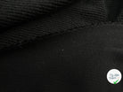 LAINAGE MAILLE DIAGONALE STRETCH NOIRE - coupon de tissu de 3 mètres - My Little Coupon - tissu - coudre