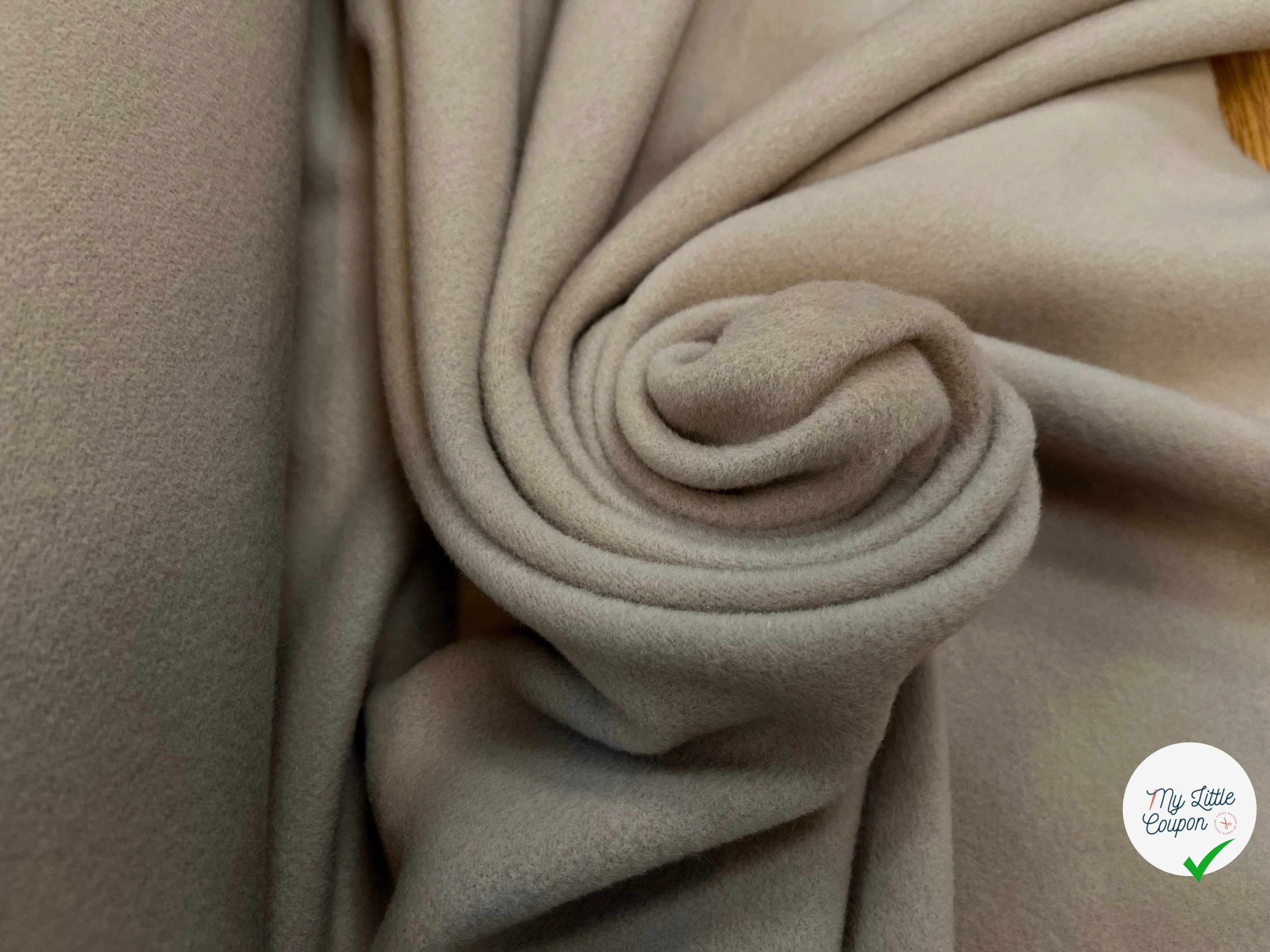 LAINAGE MANTEAU 100% CASHMERE BEIGE FONCÉ - My Little Coupon