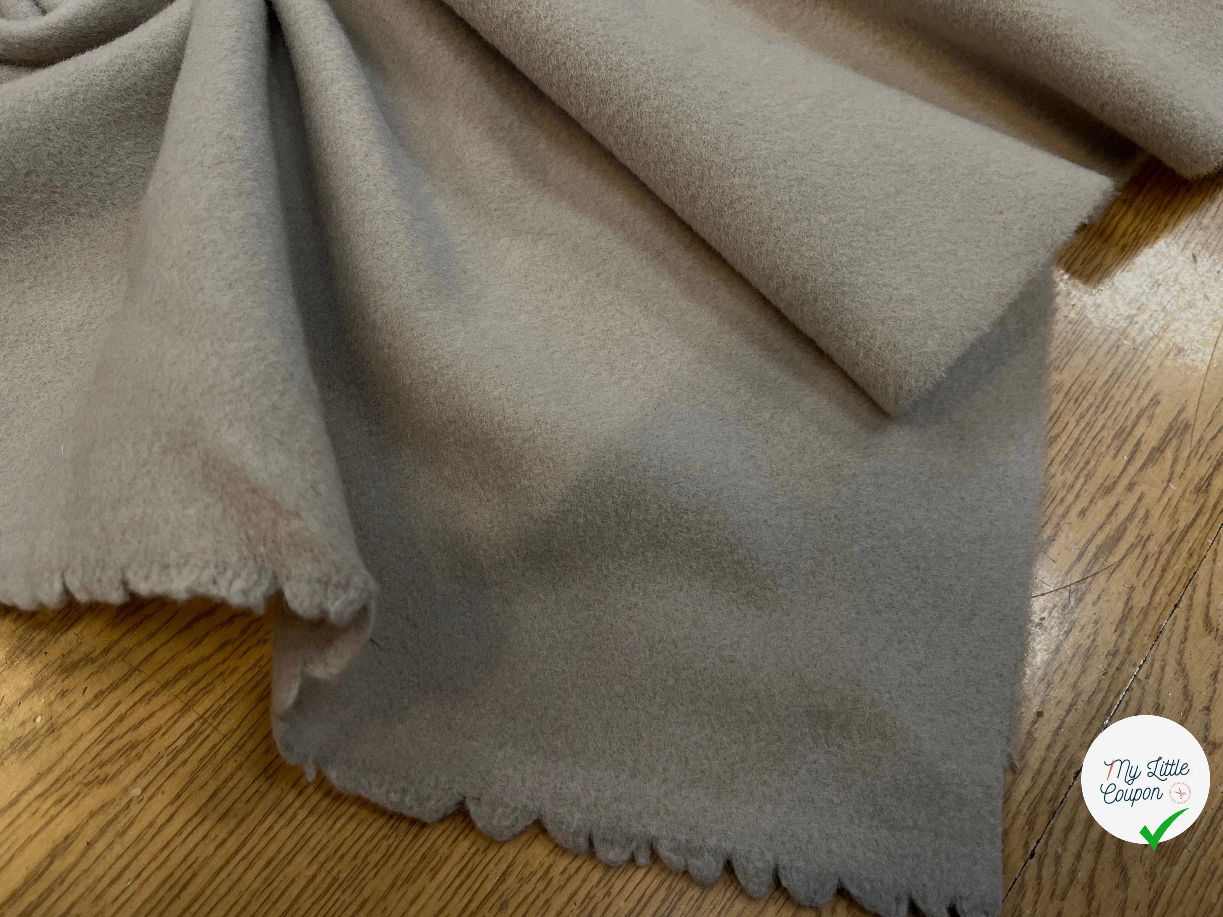 LAINAGE MANTEAU 100% CASHMERE BEIGE FONCÉ - My Little Coupon
