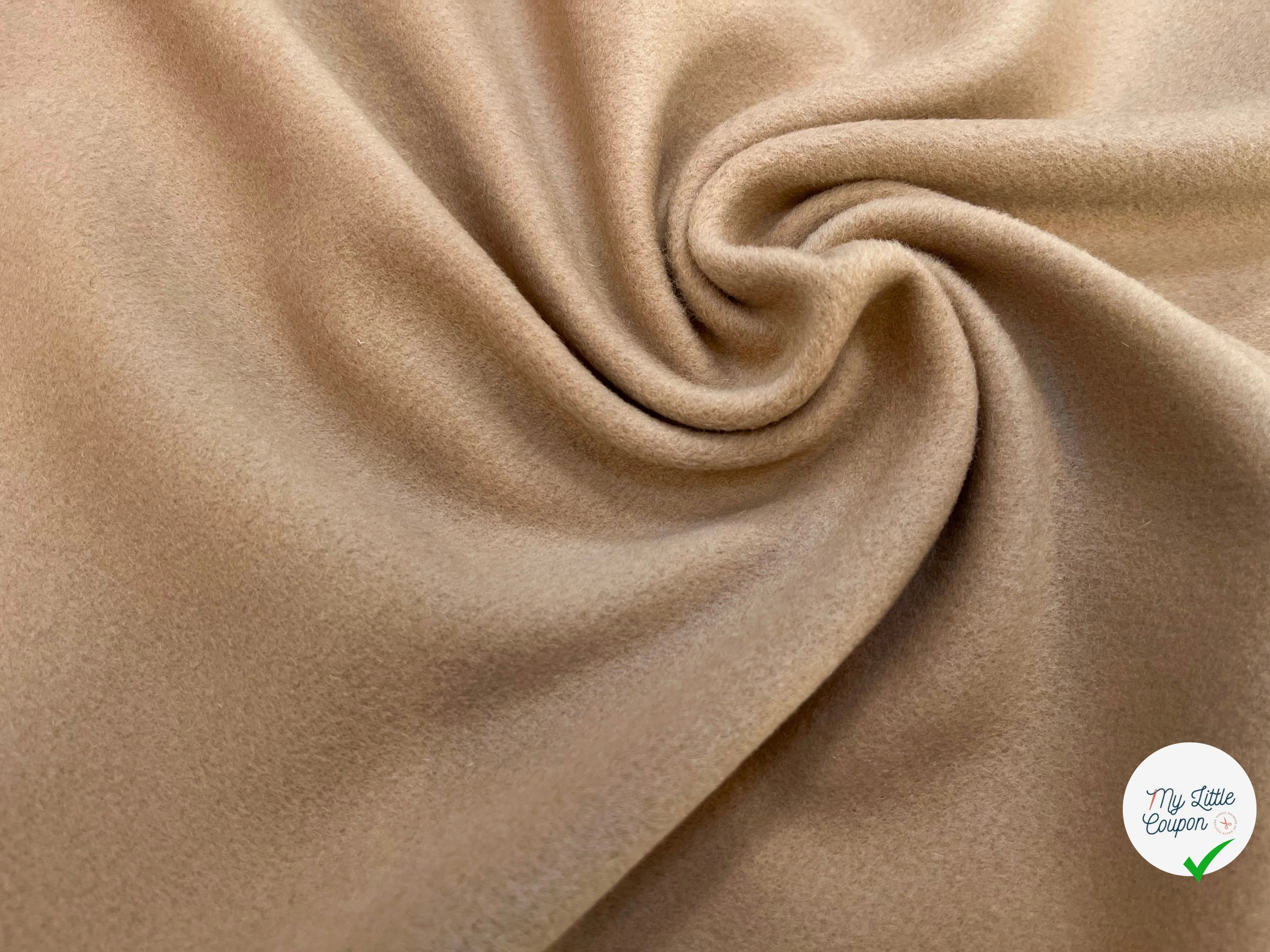 LAINAGE MANTEAU 100% LAINE BEIGE ET ÉPAIS - My Little Coupon