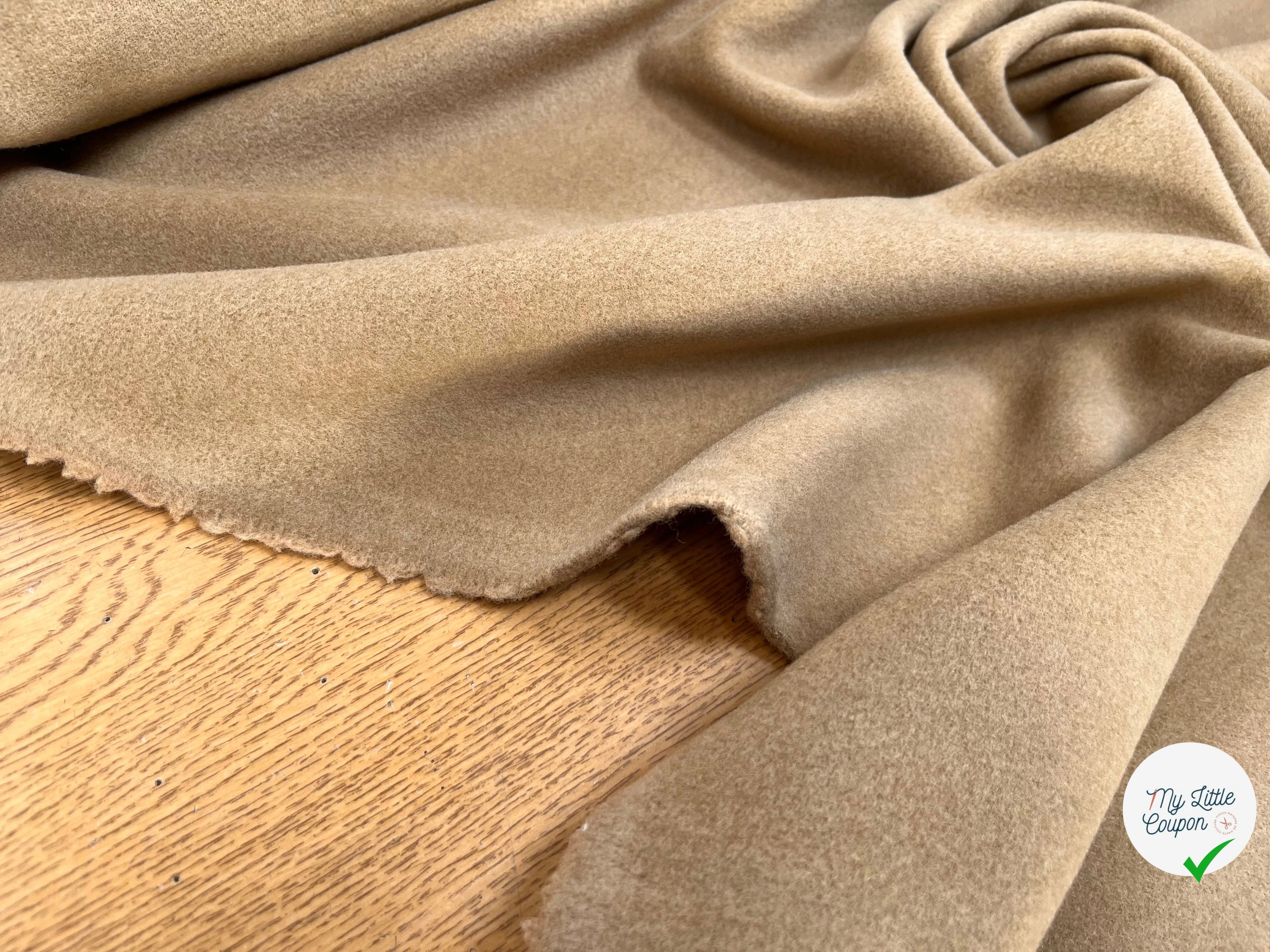 LAINAGE MANTEAU 65% CASHEMERE BEIGE FONCÉ - My Little Coupon