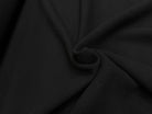 LAINAGE MANTEAU ASPECT TRICOT NOIR - My Little Coupon