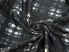 LAINAGE MANTEAU BOUCLETTE À CARREAUX BLANC ET NOIR - My Little Coupon