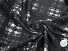 LAINAGE MANTEAU BOUCLETTE À CARREAUX BLANC ET NOIR - My Little Coupon