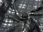 LAINAGE MANTEAU BOUCLETTE À CARREAUX BLANC ET NOIR - My Little Coupon