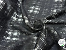 LAINAGE MANTEAU BOUCLETTE À CARREAUX BLANC ET NOIR - My Little Coupon