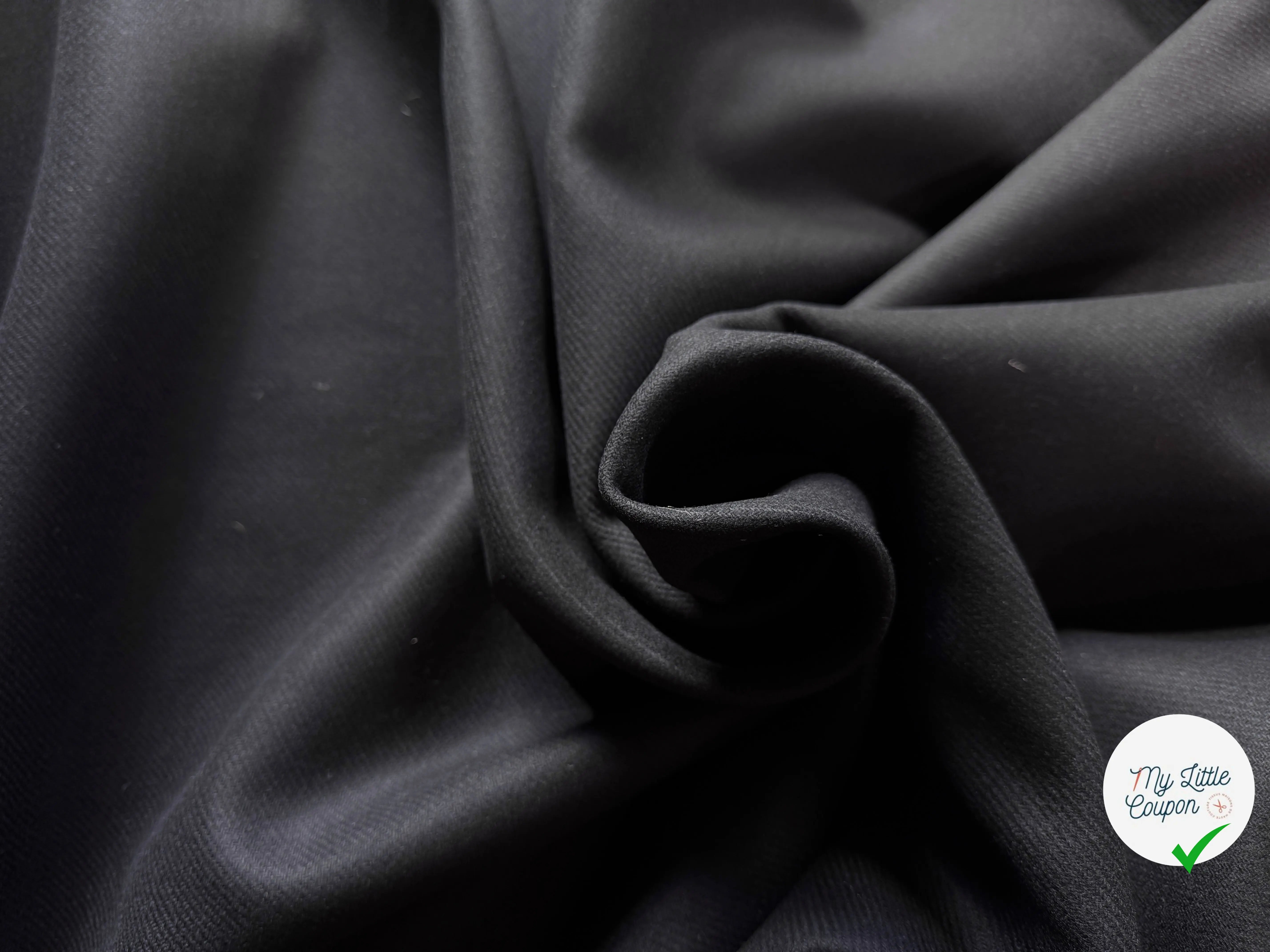 LAINAGE MANTEAU CABAN STRIÉ 3% CACHEMIRE BELLUCCI - My Little Coupon