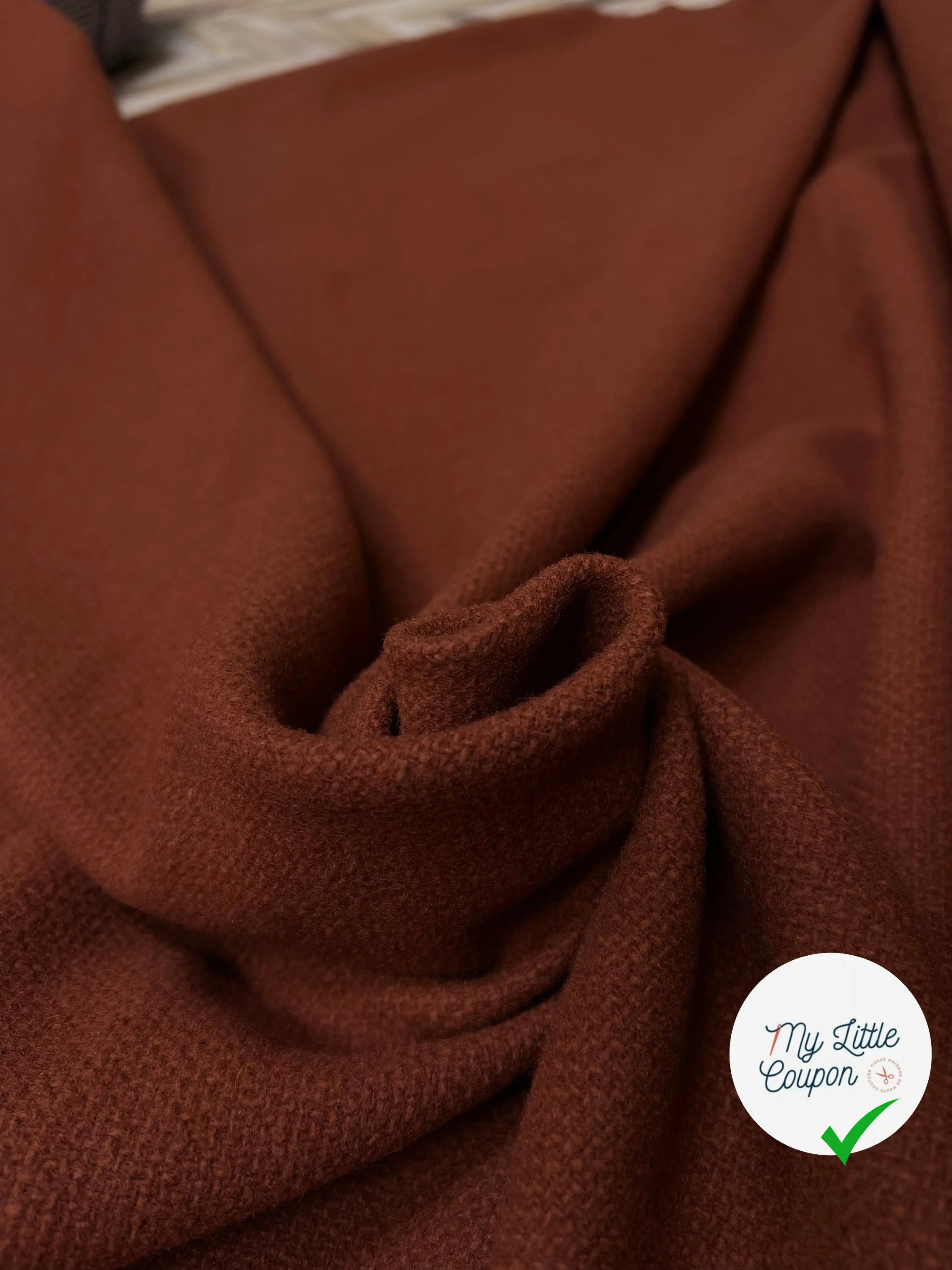 LAINAGE MANTEAU CANEVAS ROUX ÉCUREUIL - My Little Coupon