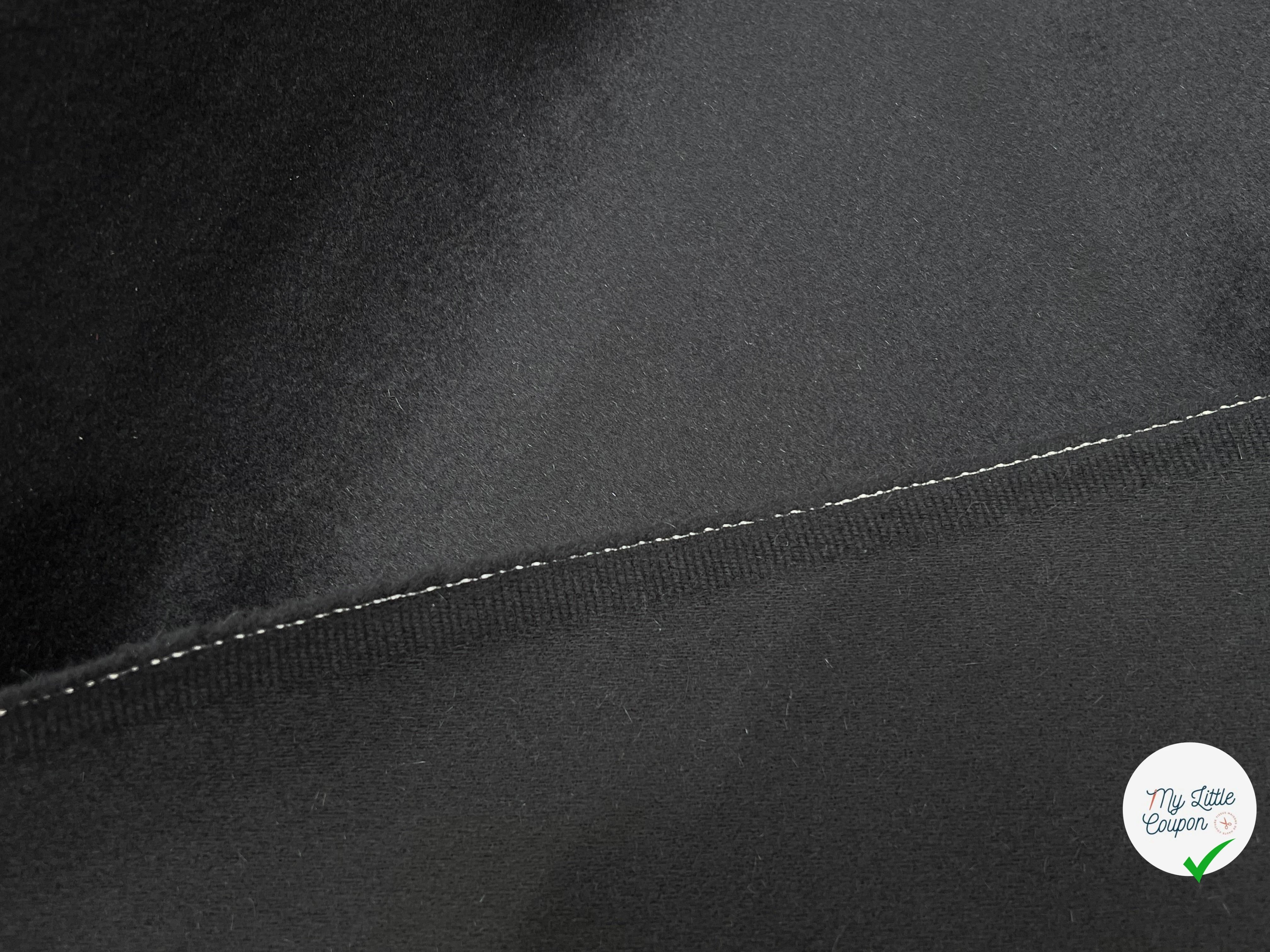 LAINAGE MANTEAU CASHEMIRE DOUX NOIR 100% CASHEMIRE - My Little Coupon