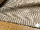 LAINAGE MANTEAU CHEVRON BEIGE CRÊME 100% LAINE - My Little Coupon