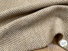 LAINAGE MANTEAU CHEVRON BEIGE CRÊME 100% LAINE - My Little Coupon