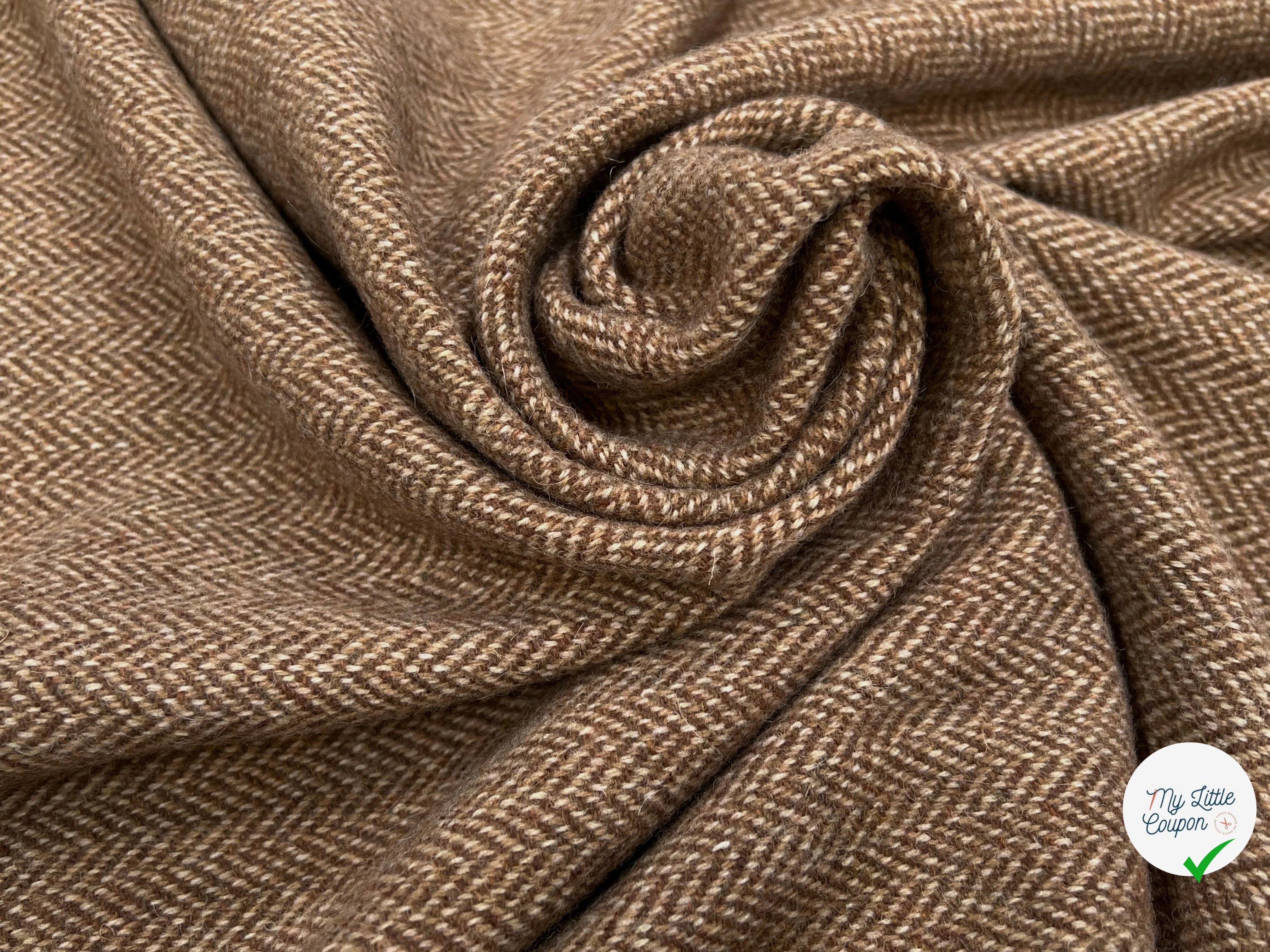 LAINAGE MANTEAU CHEVRON MARRON - My Little Coupon