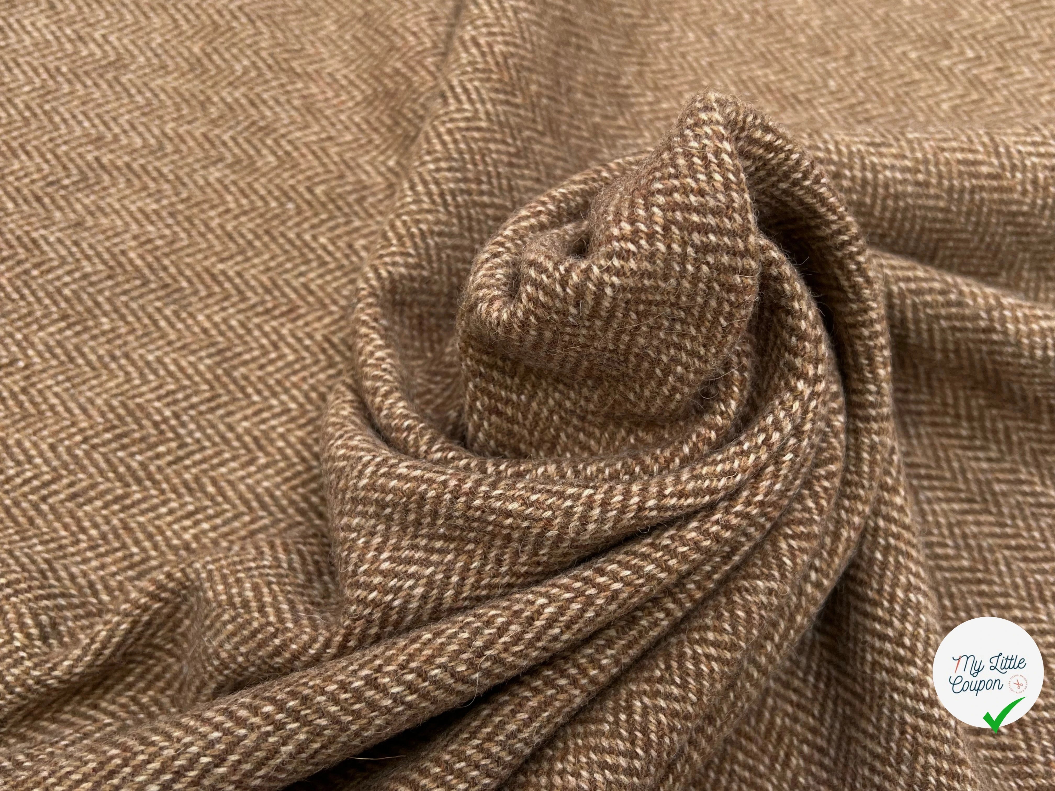 LAINAGE MANTEAU CHEVRON MARRON - My Little Coupon