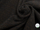 LAINAGE MANTEAU CHEVRON MULTICOLORES MARRON BLEU JAUNE 100% LAINE - My Little Coupon