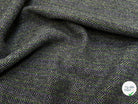 LAINAGE MANTEAU CHEVRON MULTICOLORES VIOLET VERT JAUNE 100% LAINE - My Little Coupon