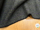 LAINAGE MANTEAU CHEVRON MULTICOLORES VIOLET VERT JAUNE 100% LAINE - My Little Coupon