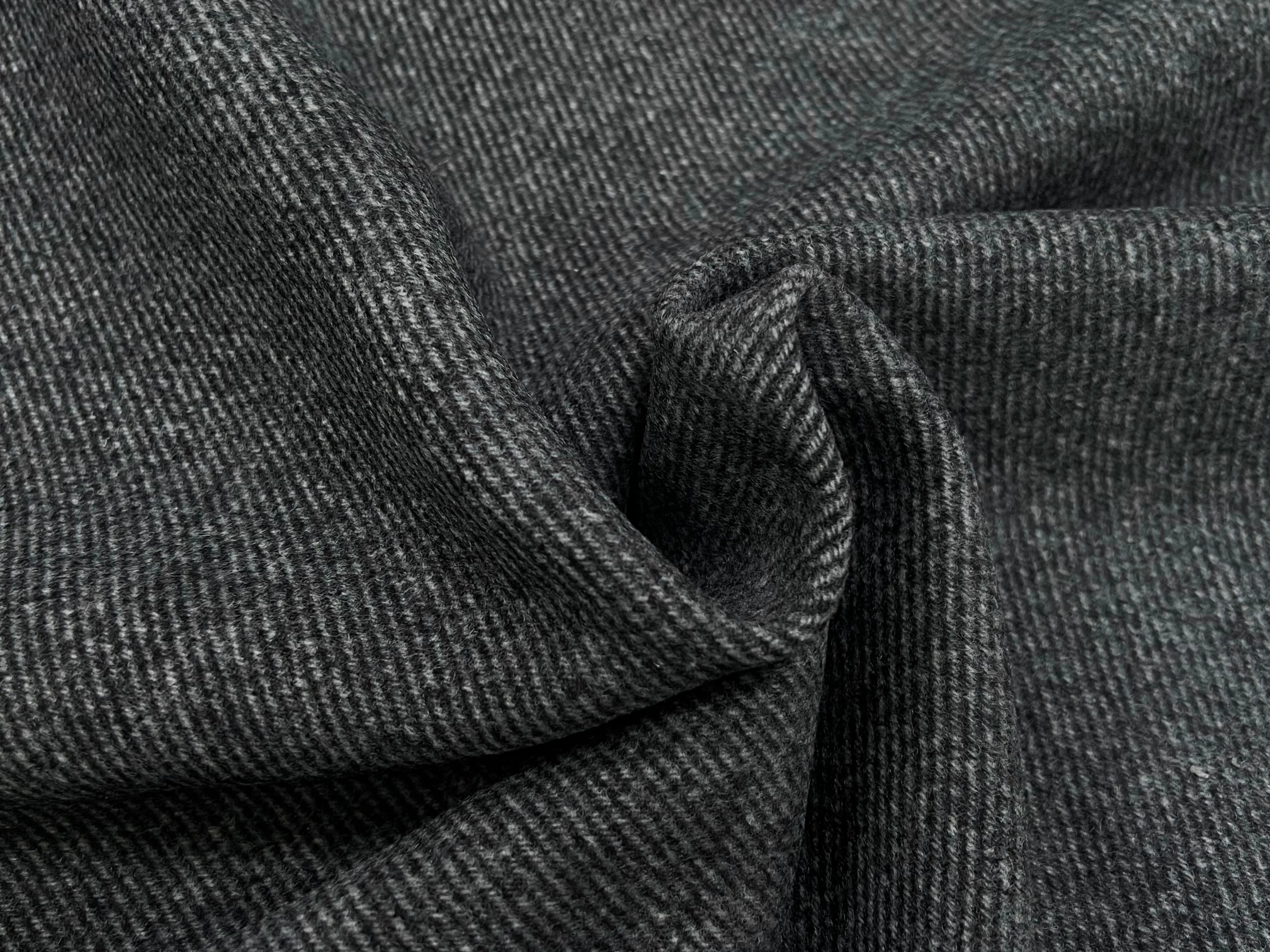 LAINAGE MANTEAU DOUX ENVERS STRIÉ GRIS CHINÉ 145CM - My Little Coupon