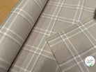 LAINAGE MANTEAU ECOSSAIS DOUX 10% CACHEMIRE 88% LAINE BEIGE - My Little Coupon