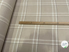 LAINAGE MANTEAU ECOSSAIS DOUX 10% CACHEMIRE 88% LAINE BEIGE - My Little Coupon