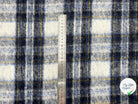 LAINAGE MANTEAU ÉCOSSAIS TONS DE BLEU ET GRIS - My Little Coupon - tissu - coudre