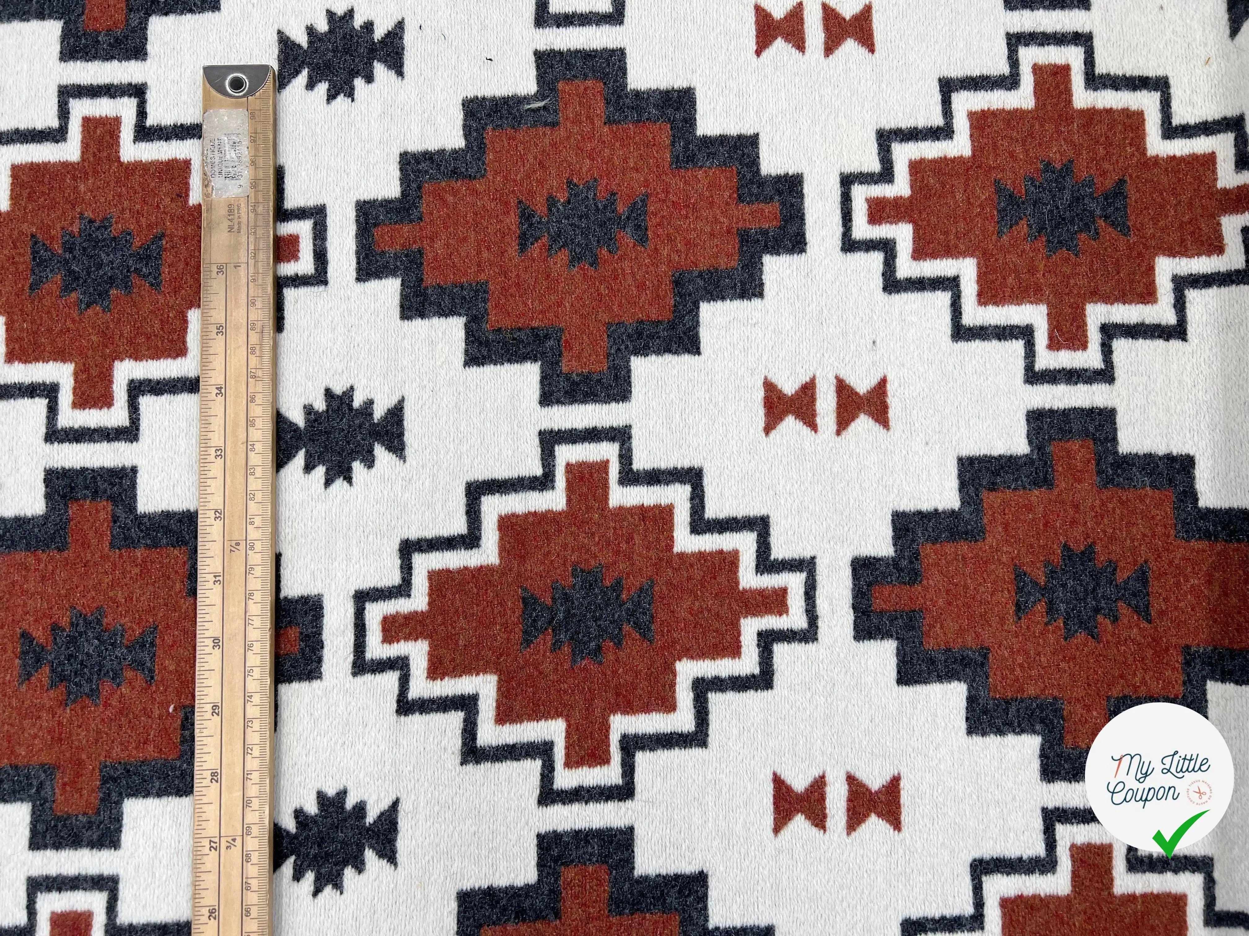 LAINAGE MANTEAU ETNIK INCA - My Little Coupon - tissu - coudre