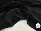 LAINAGE MANTEAU FOURRURE ALPAGA NOIR POILS COURT - My Little Coupon - tissu - coudre