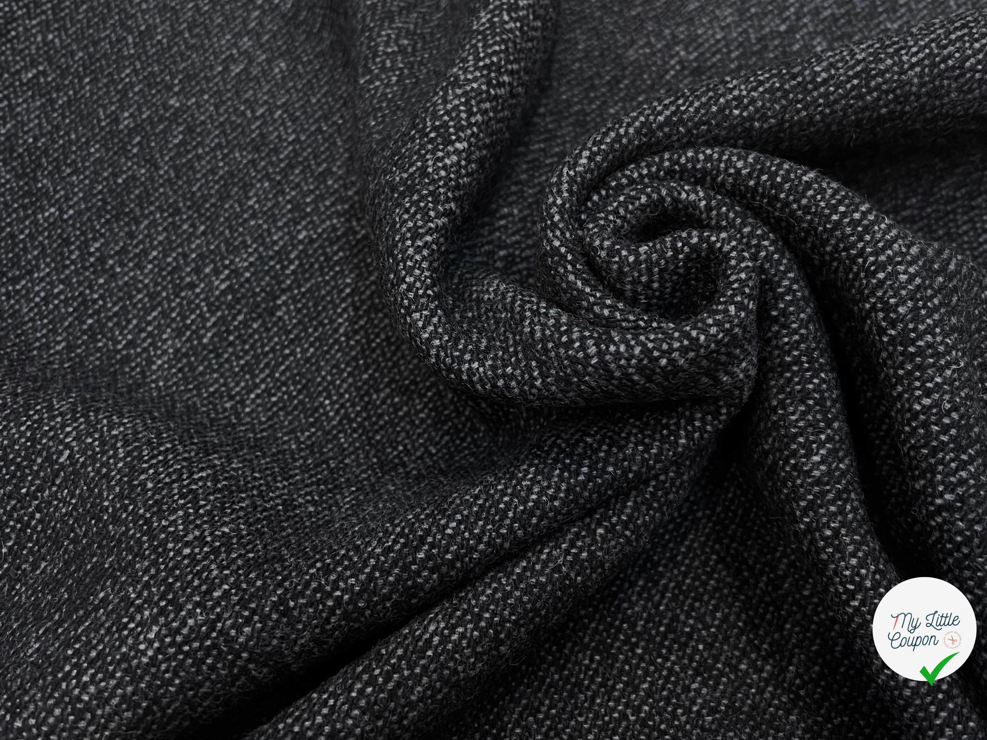 LAINAGE MANTEAU GRIS ANTHRACITE 133CM 100% LAINE - My Little Coupon