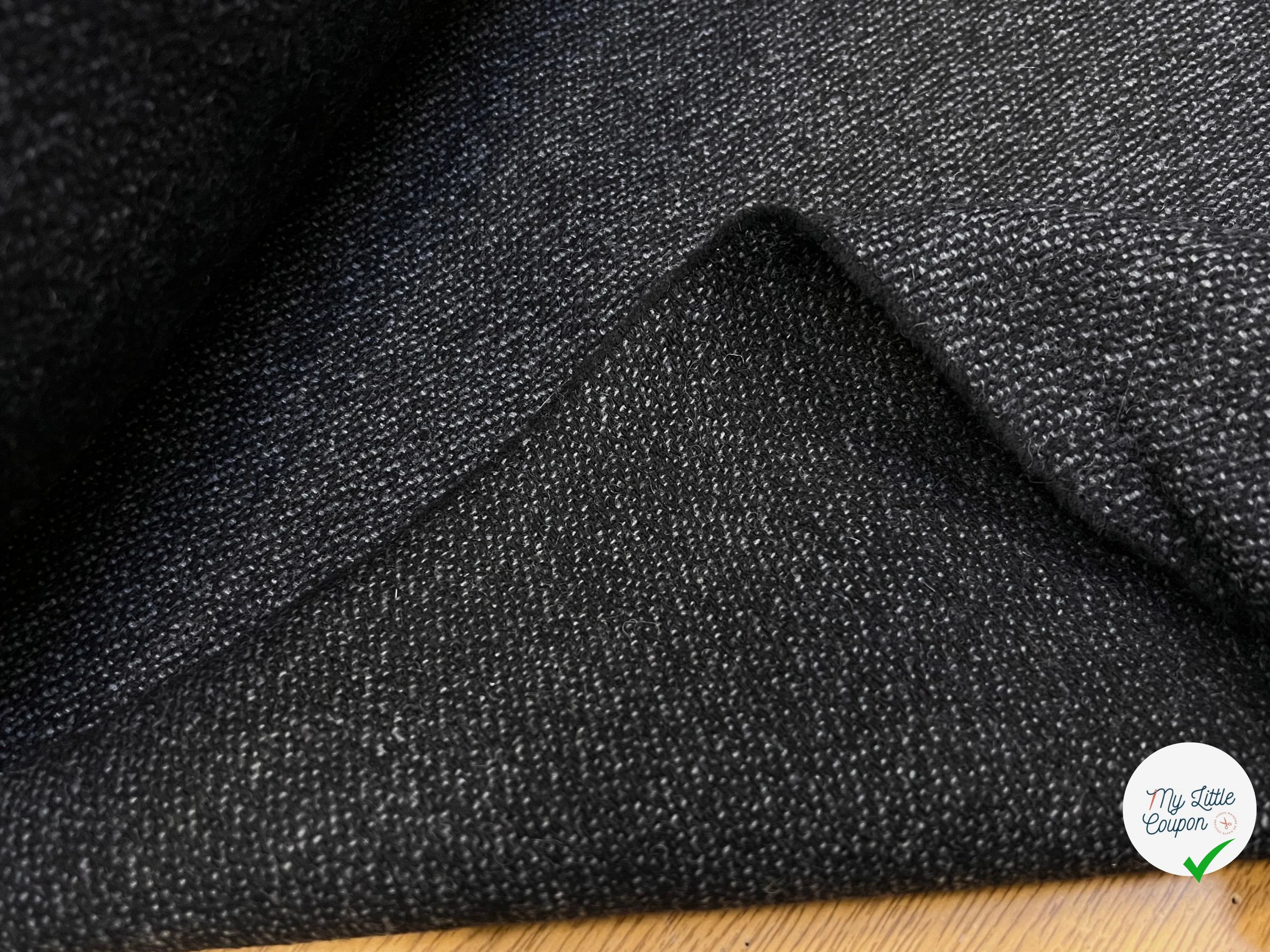 LAINAGE MANTEAU GRIS ANTHRACITE 133CM 100% LAINE - My Little Coupon