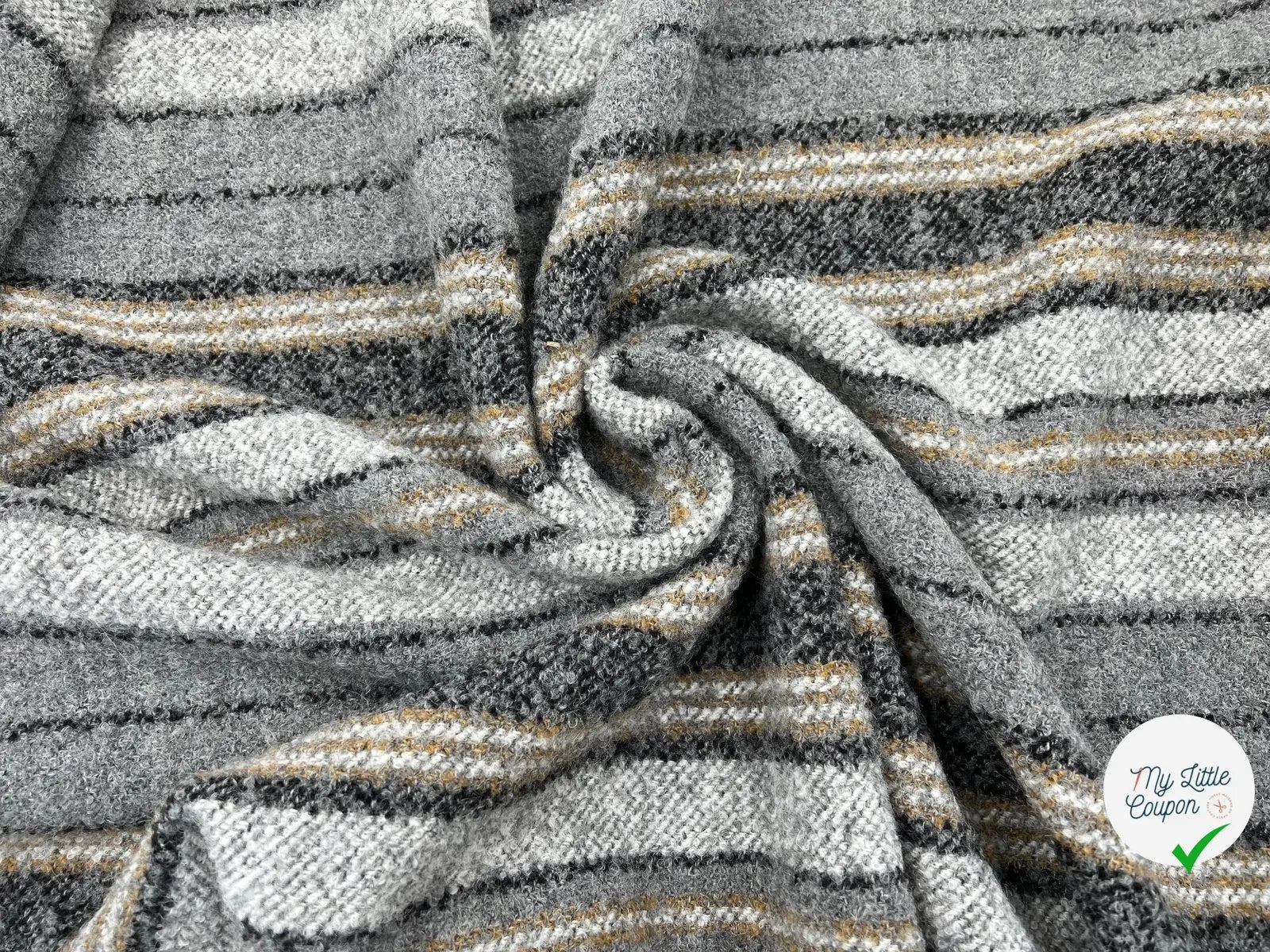 LAINAGE MANTEAU GRUNGE MOELLEUX - My Little Coupon - tissu - coudre