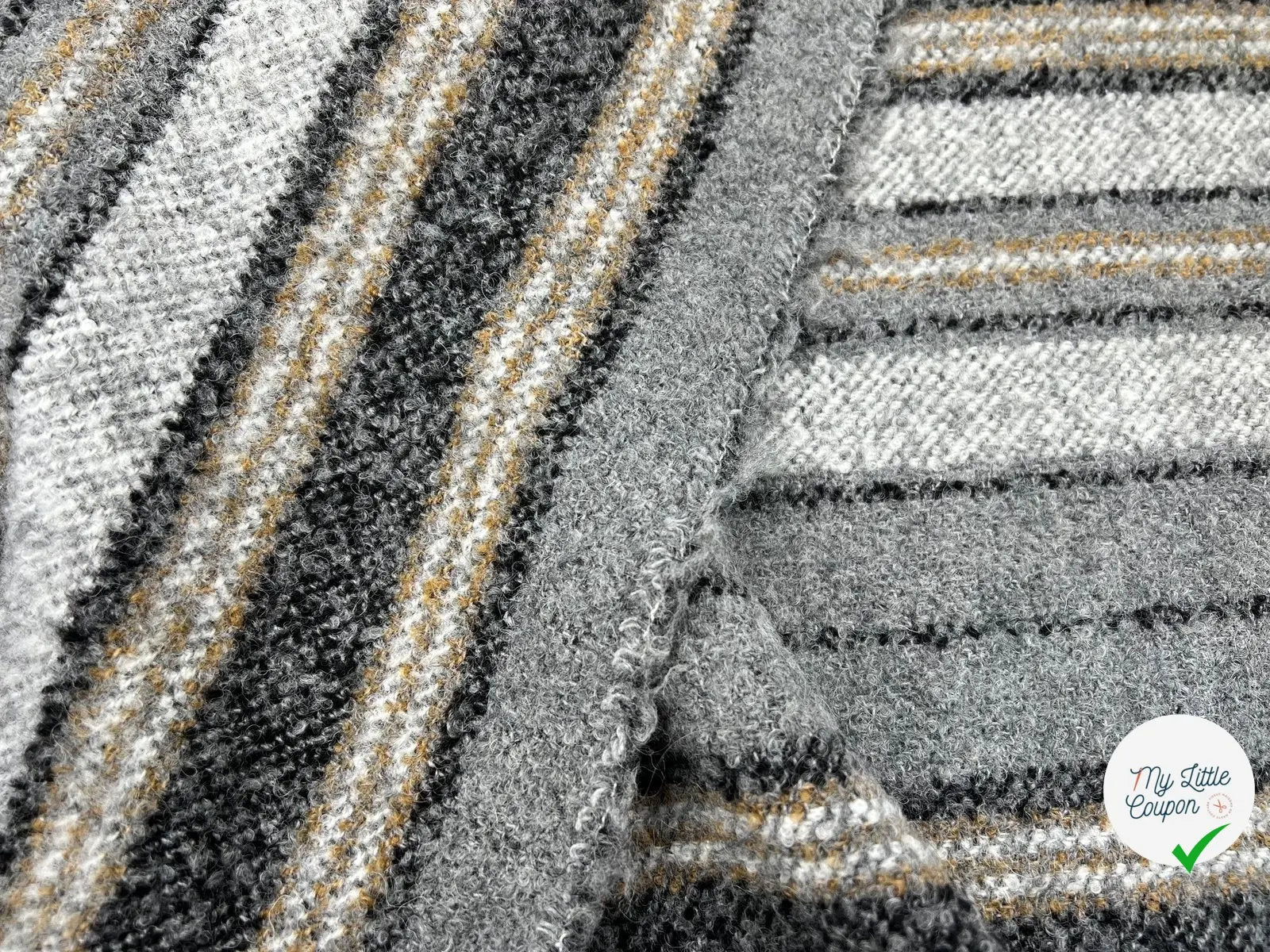 LAINAGE MANTEAU GRUNGE MOELLEUX - My Little Coupon - tissu - coudre