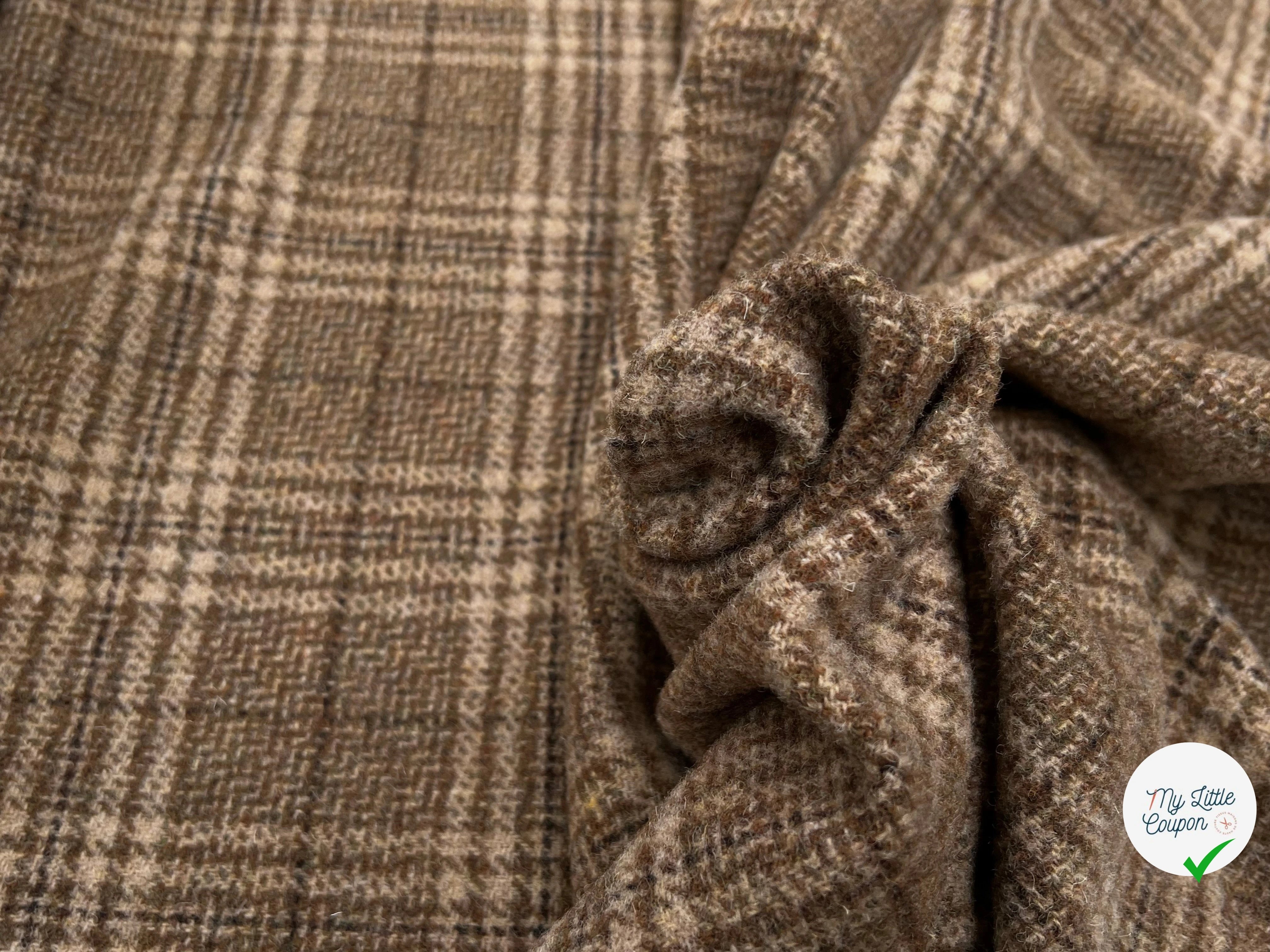 LAINAGE MANTEAU HIGHLAND STYLE BEIGE ET KAKI - My Little Coupon