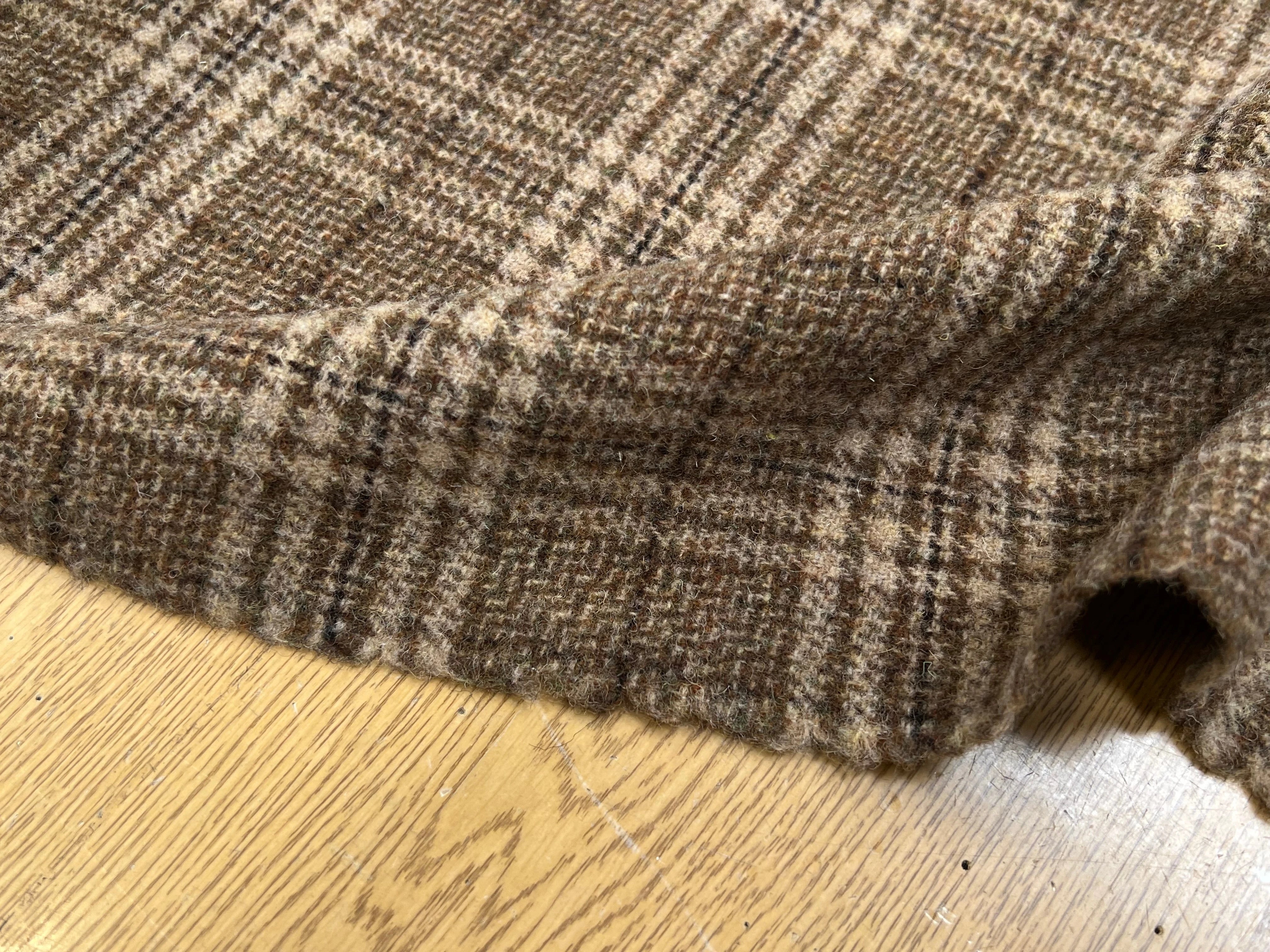 LAINAGE MANTEAU HIGHLAND STYLE BEIGE ET KAKI - My Little Coupon