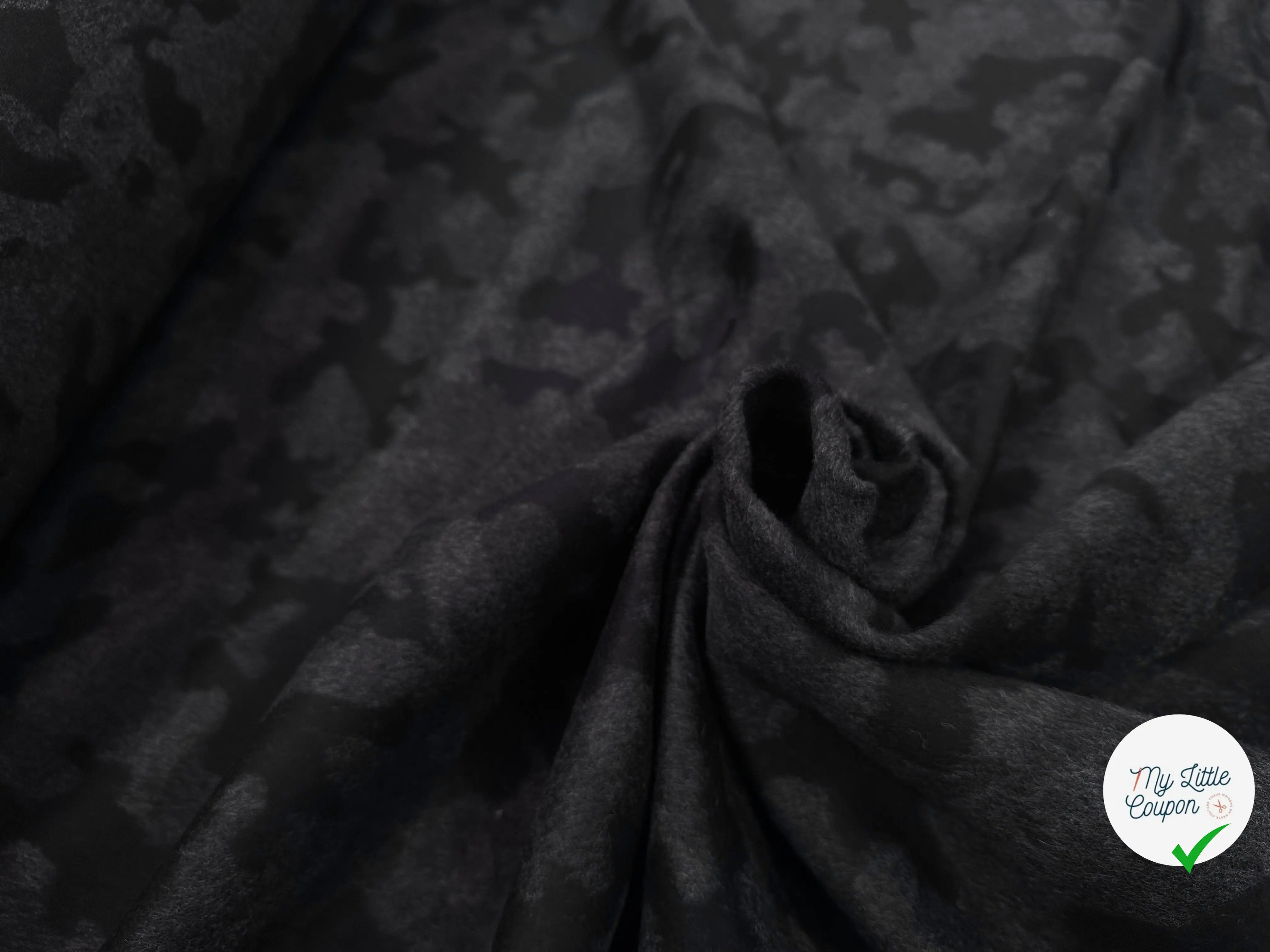 LAINAGE MANTEAU LAINE & CACHEMIRE ARMY GREY MLC INTERN