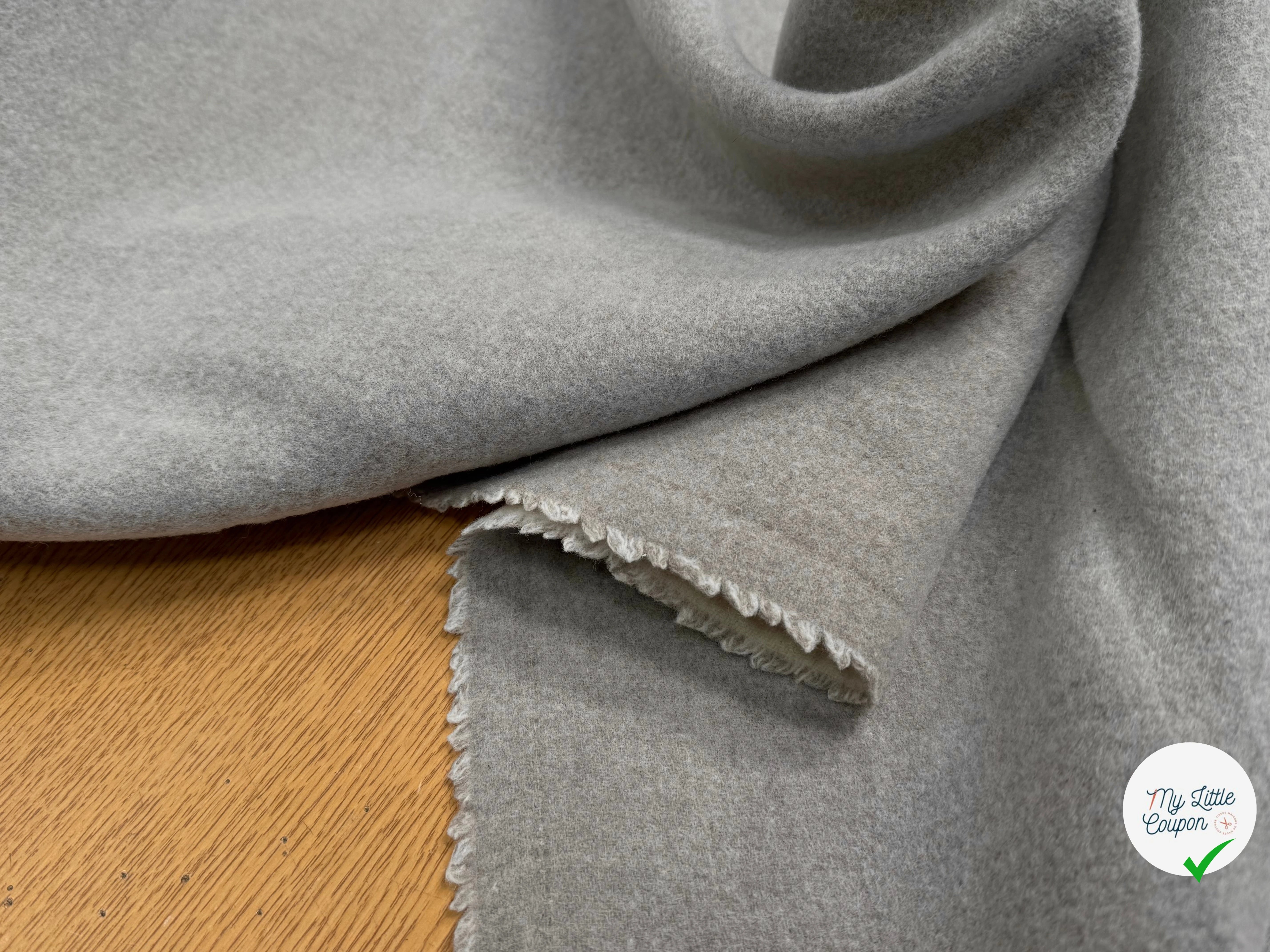 LAINAGE MANTEAU LOURD DOUX GRIS - My Little Coupon