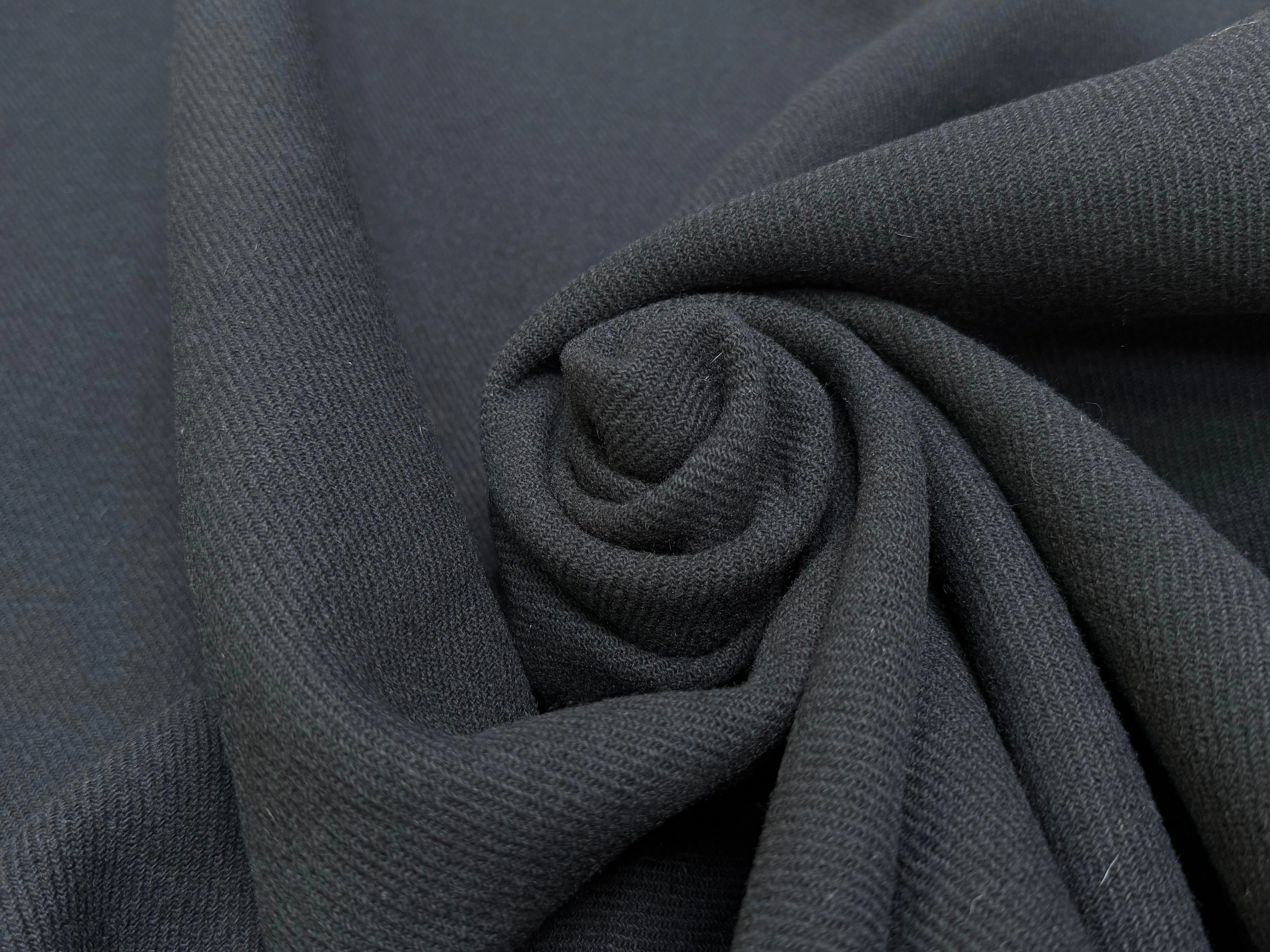 LAINAGE MANTEAU LOURD NOIR ASPECT TRICOT - My Little Coupon