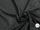 Tissu lainage manteau lourd chevron anthracite - tombé du tissu