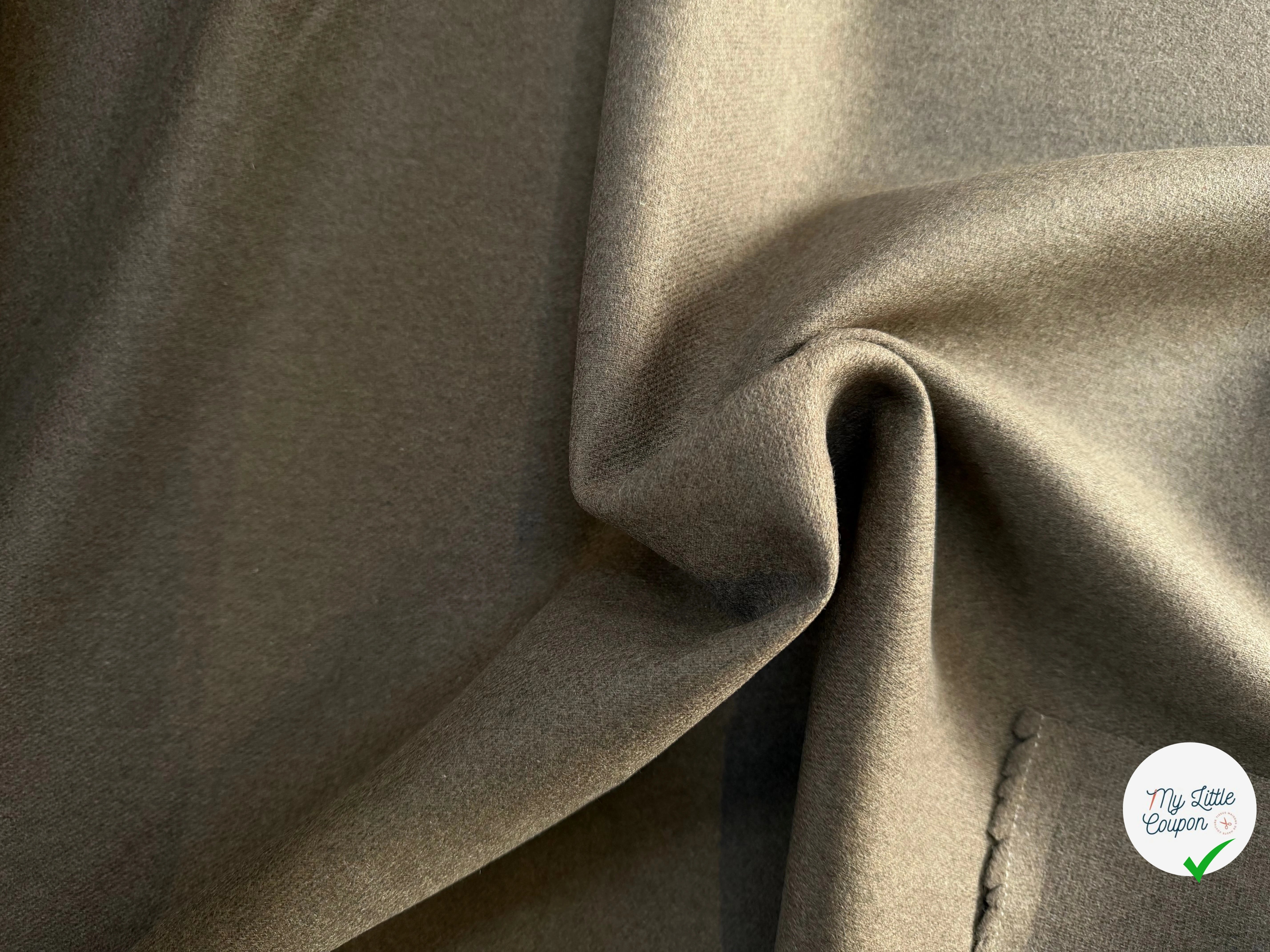 LAINAGE MANTEAU MANTECO VERT OLIVE 70% LAINE - My Little Coupon