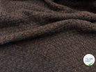 LAINAGE MANTEAU NUAGES MARRON FAÇON TRICOT - My Little Coupon - tissu - coudre