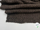 LAINAGE MANTEAU NUAGES MARRON FAÇON TRICOT - My Little Coupon - tissu - coudre