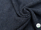 LAINAGE MANTEAU PETIT CARREAUX CHIC BLEU 100% LAINE 145CM - My Little Coupon