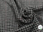LAINAGE MANTEAU PIED DE COQ GRIS À CARREAUX 100% LAINE - My Little Coupon