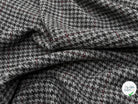 LAINAGE MANTEAU PIED DE COQ GRIS À CARREAUX 100% LAINE - My Little Coupon