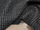 LAINAGE MANTEAU PIED DE COQ GRIS À CARREAUX 100% LAINE - My Little Coupon