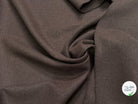 Tissu lainage manteau sergé marron - tombé du tissu